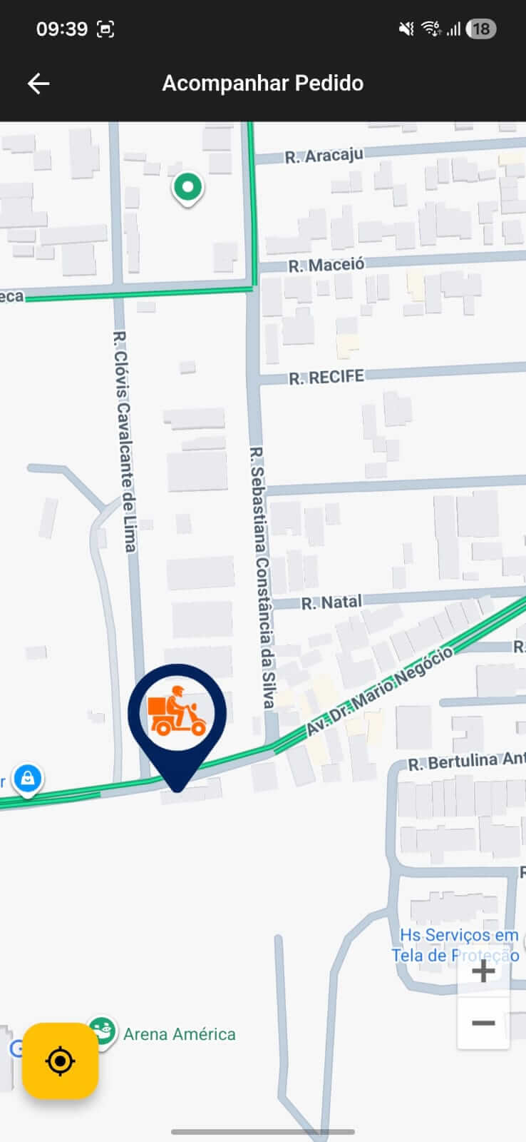 Rastreamento de motoboy